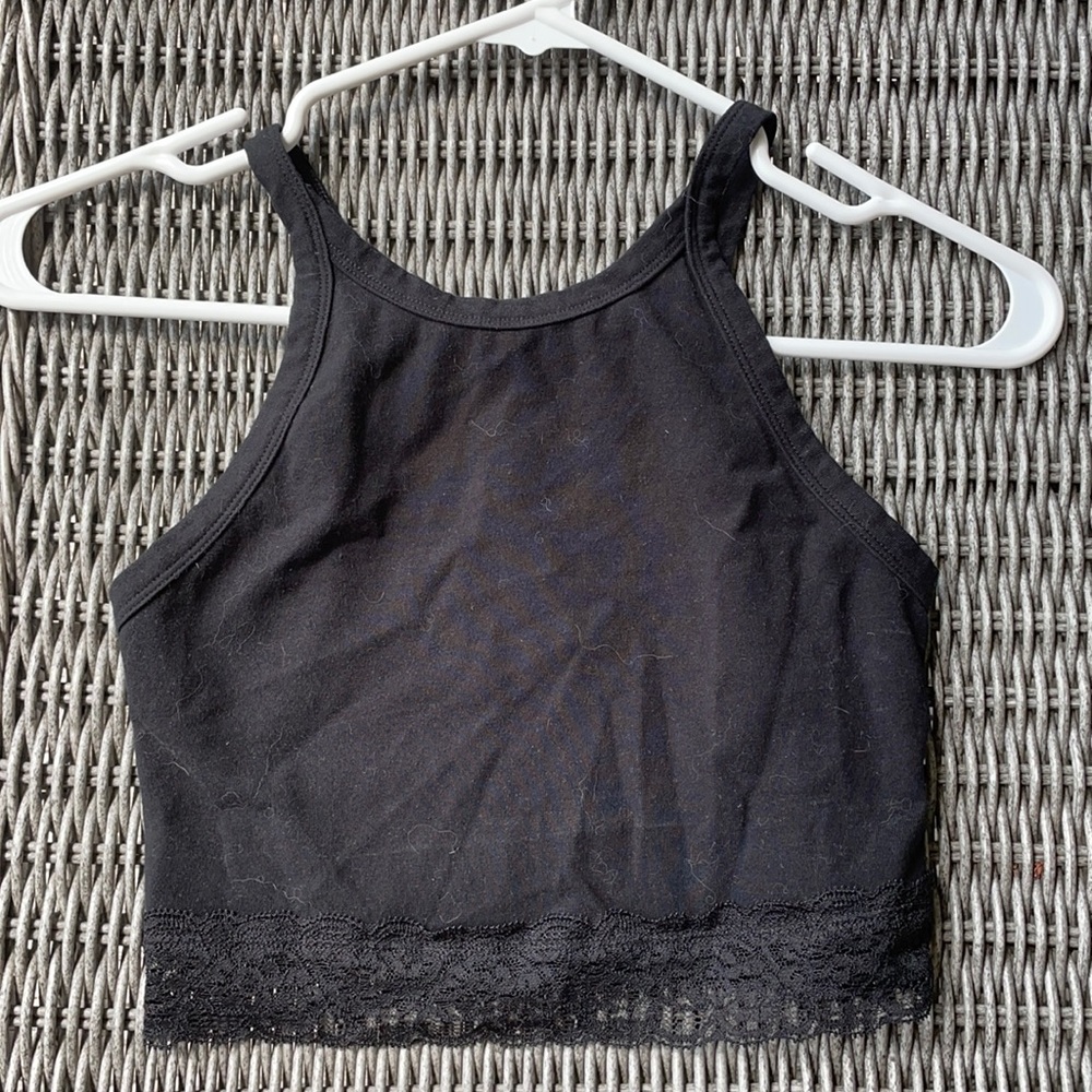 Black crop top/ bra